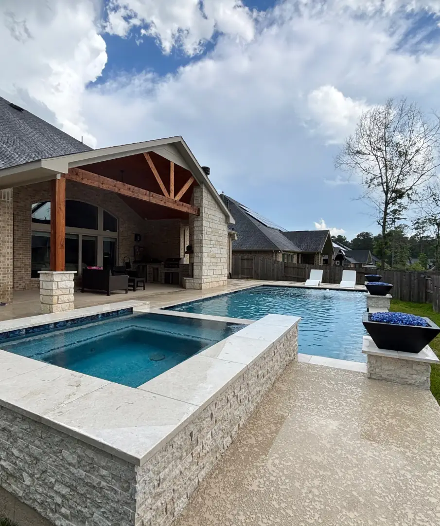 Your Guide for How to Finance A Pool 1 Pristine backyard infinity pool in the Texas Hill Country.